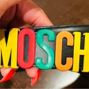 Moschino | Accessories | Moschino Rainbow Letter Leather  display picture 1